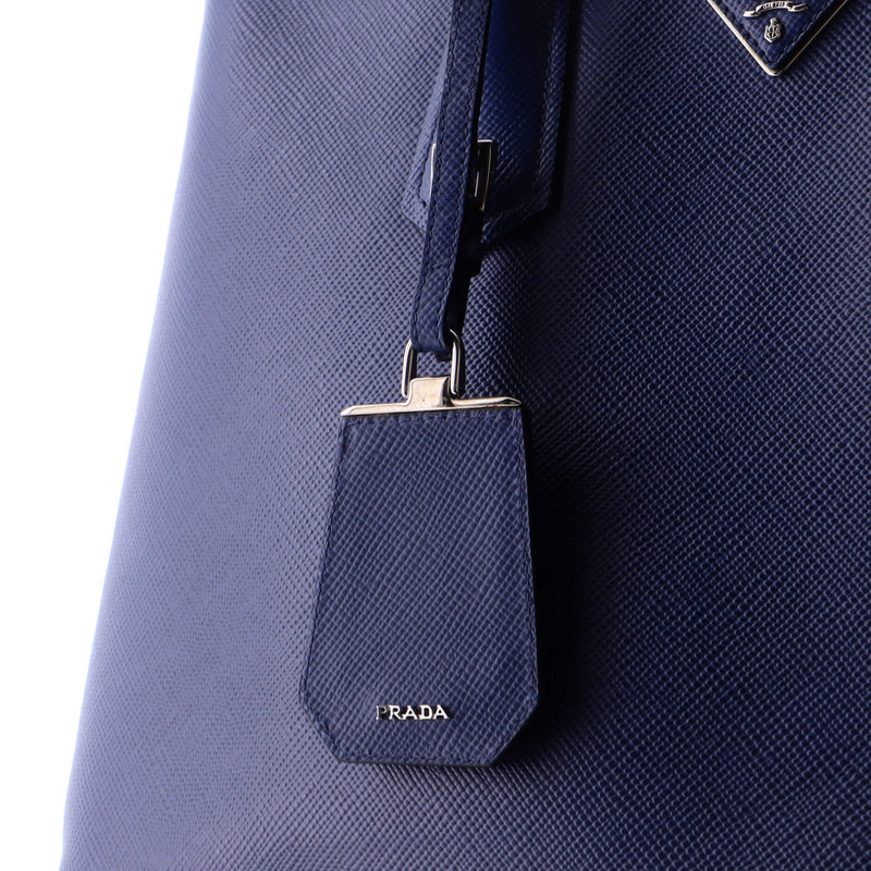 Turnlock Cuir Twin Tote Saffiano Leather