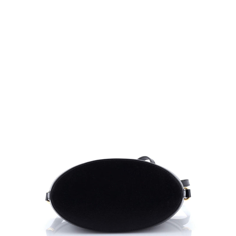 Horsebit Bucket Crossbody Bag Leather