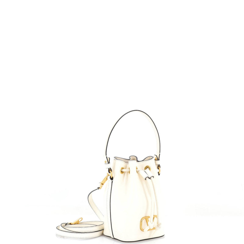 Vlogo Signature Bucket Bag Leather Mini