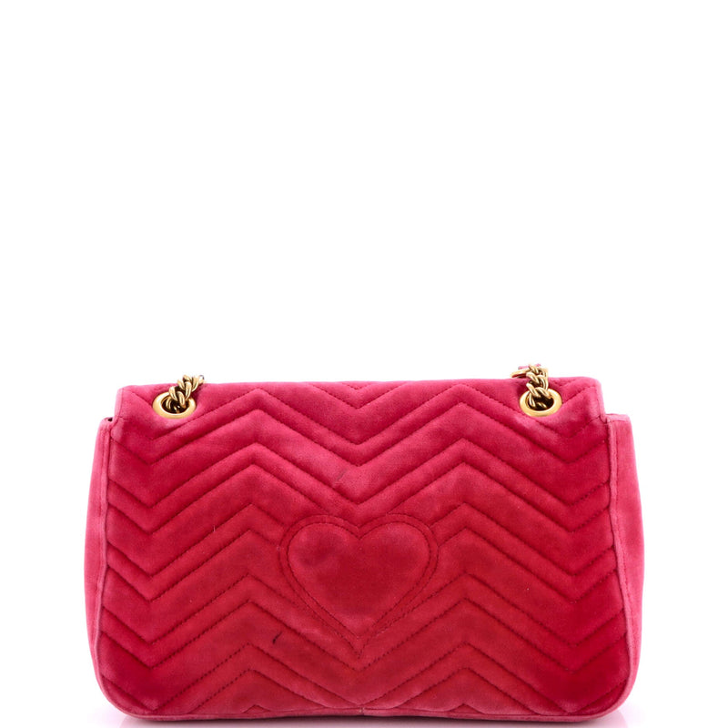 Gg Marmont Flap Bag Embroidered