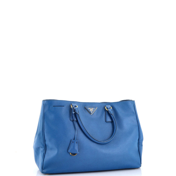 Lux Open Tote Saffiano Leather Large