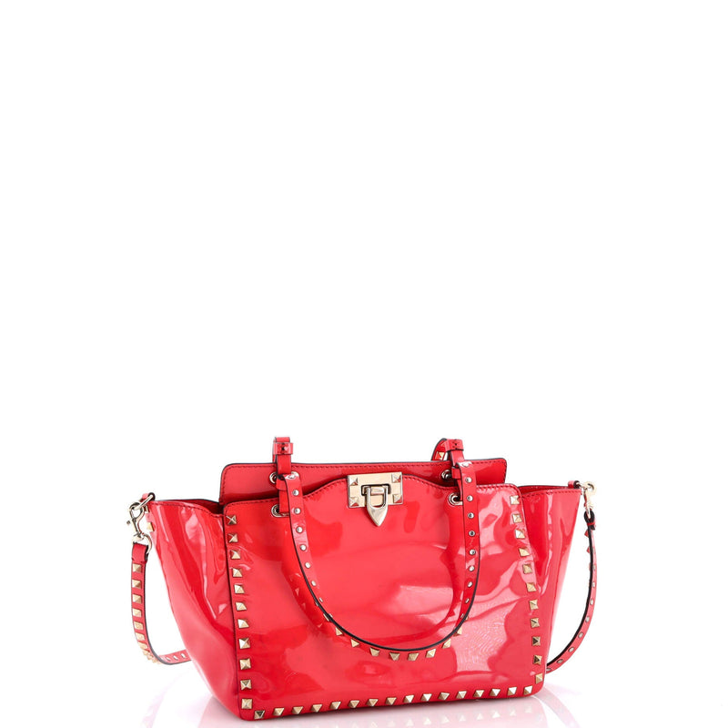 Rockstud Tote Soft Patent Medium