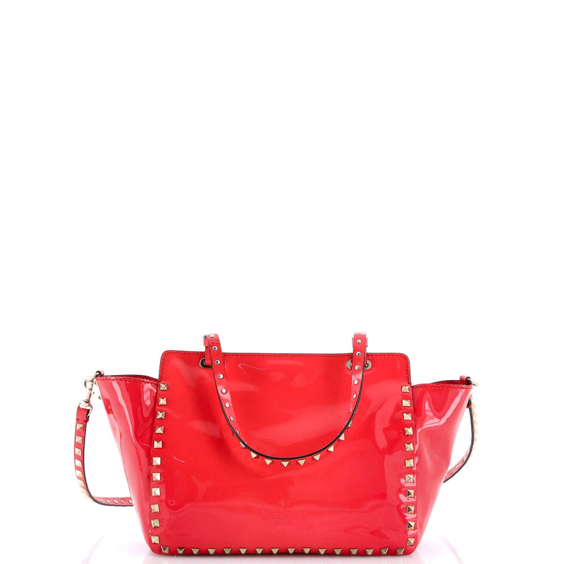 Rockstud Tote Soft Patent Medium