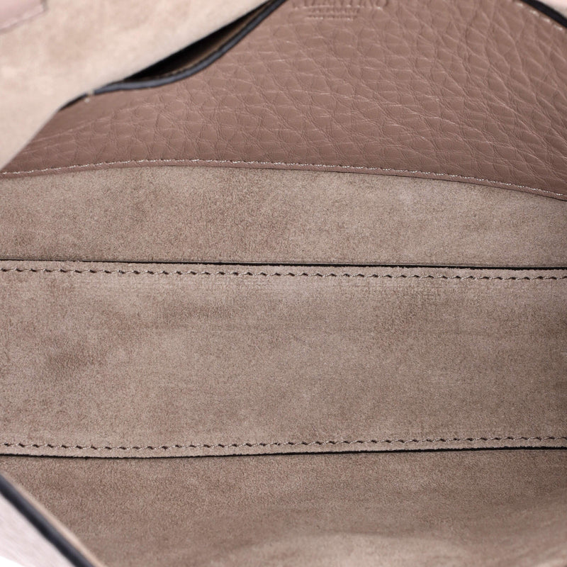 Rockstud Flip Lock Flap Bag Leather