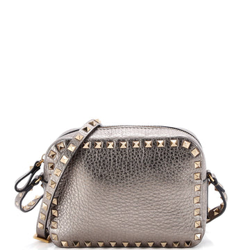 Rockstud Camera Crossbody Bag Leather