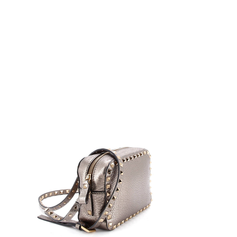 Rockstud Camera Crossbody Bag Leather