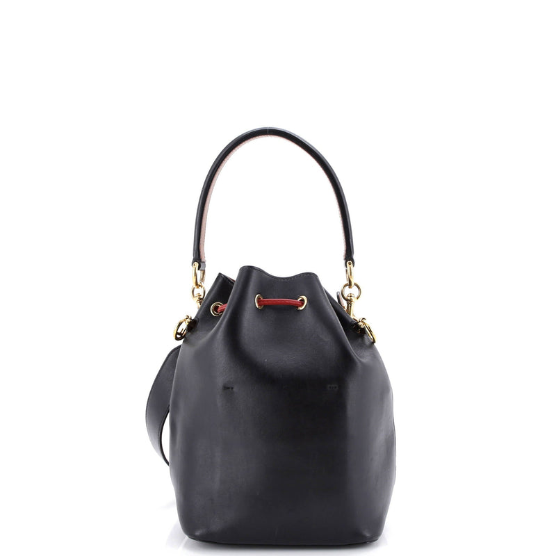 Mon Tresor Bucket Bag Perforated Leather