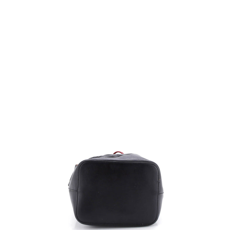 Mon Tresor Bucket Bag Perforated Leather