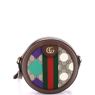 Ophidia Round Shoulder Bag Printed Gg
