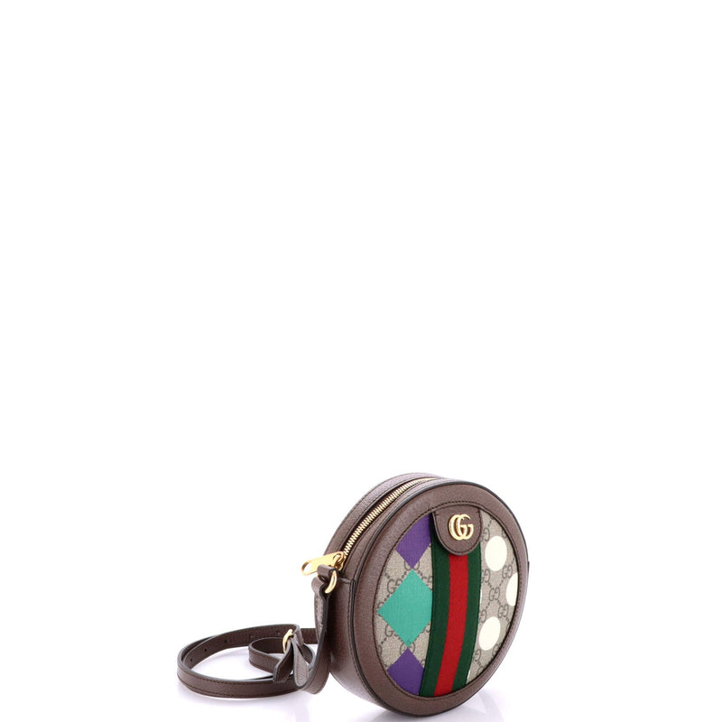 Ophidia Round Shoulder Bag Printed Gg