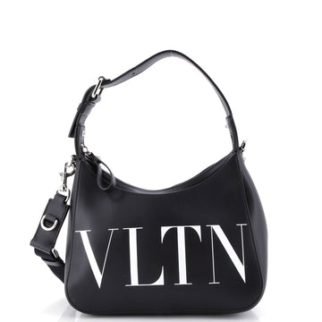 Vltn Hobo Printed Leather Small