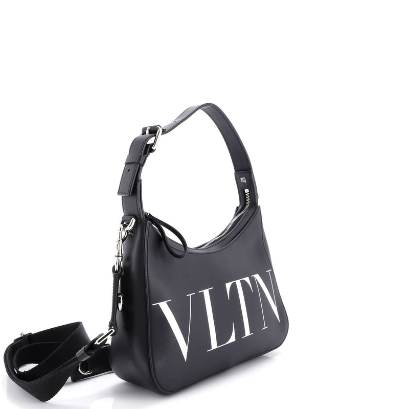 Vltn Hobo Printed Leather Small