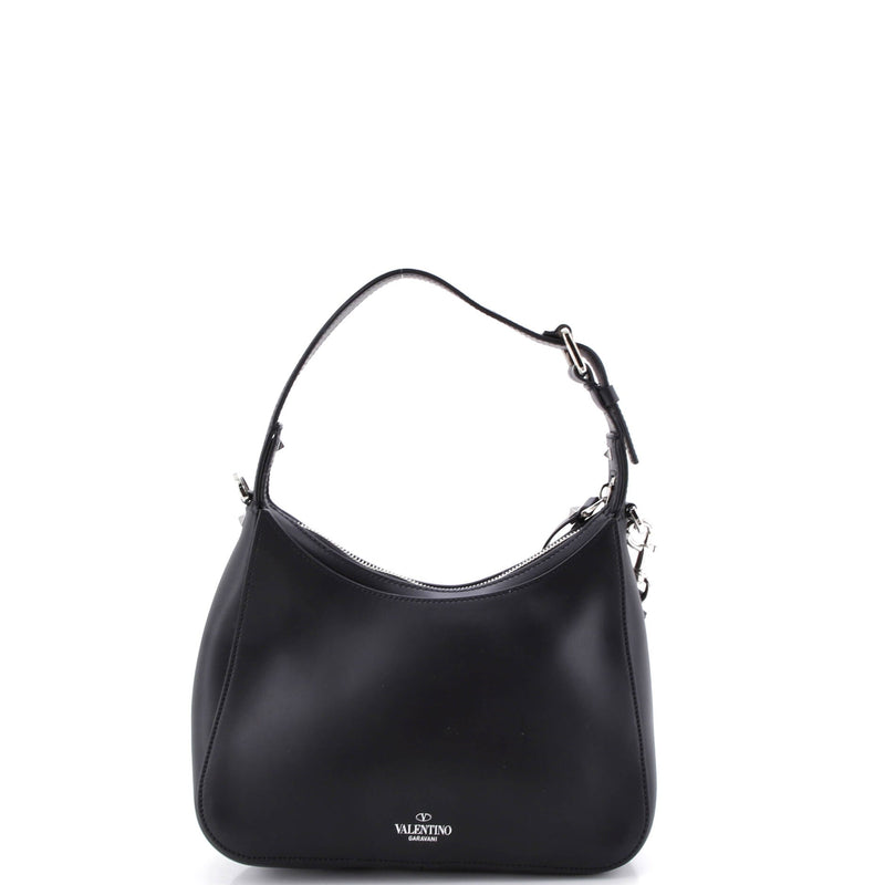 Vltn Hobo Printed Leather Small