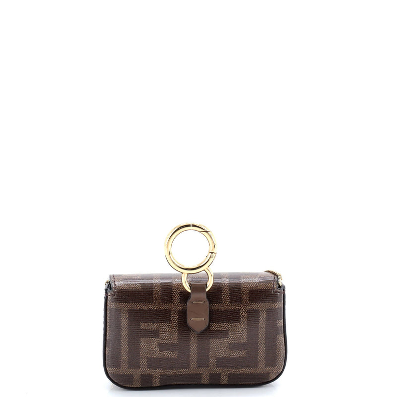 Chain Baguette Charm Bag Zucca Coated