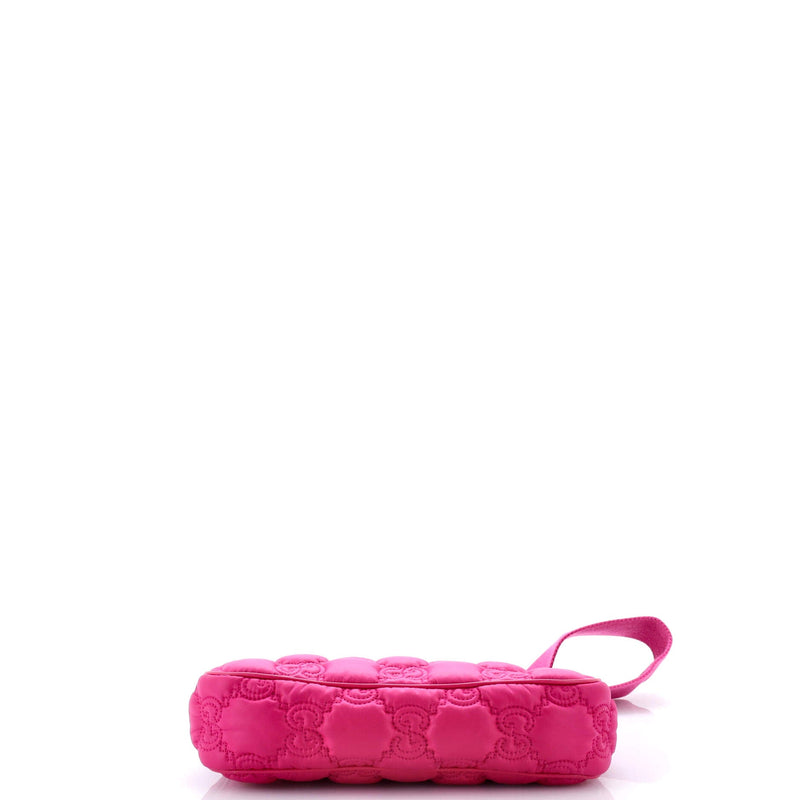 Zip Shoulder Bag Gg Embossed Matelasse