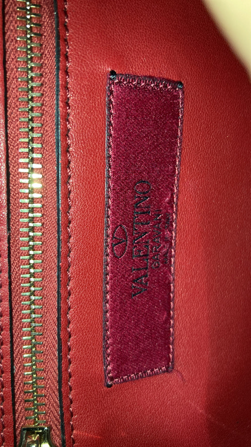 Rockstud Spike Belt Bag Quilted Denim