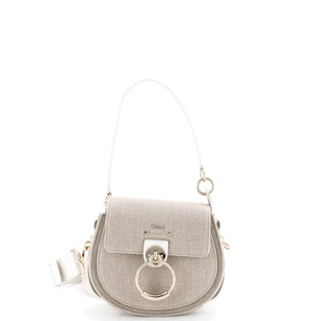 Tess Bag Canvas With Leather Small