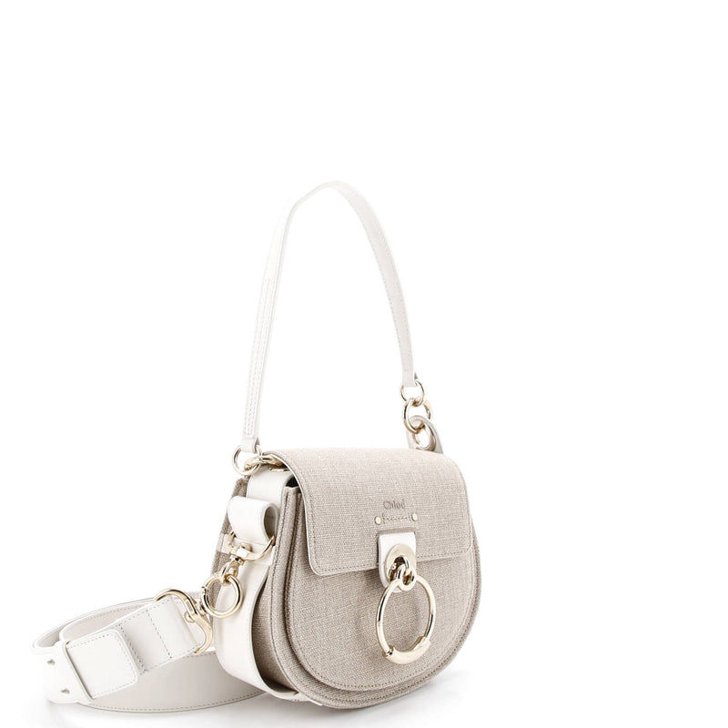 Tess Bag Canvas With Leather Small