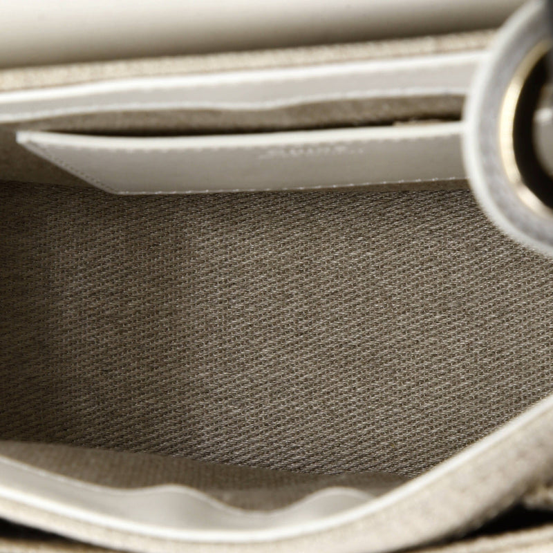 Tess Bag Canvas With Leather Small
