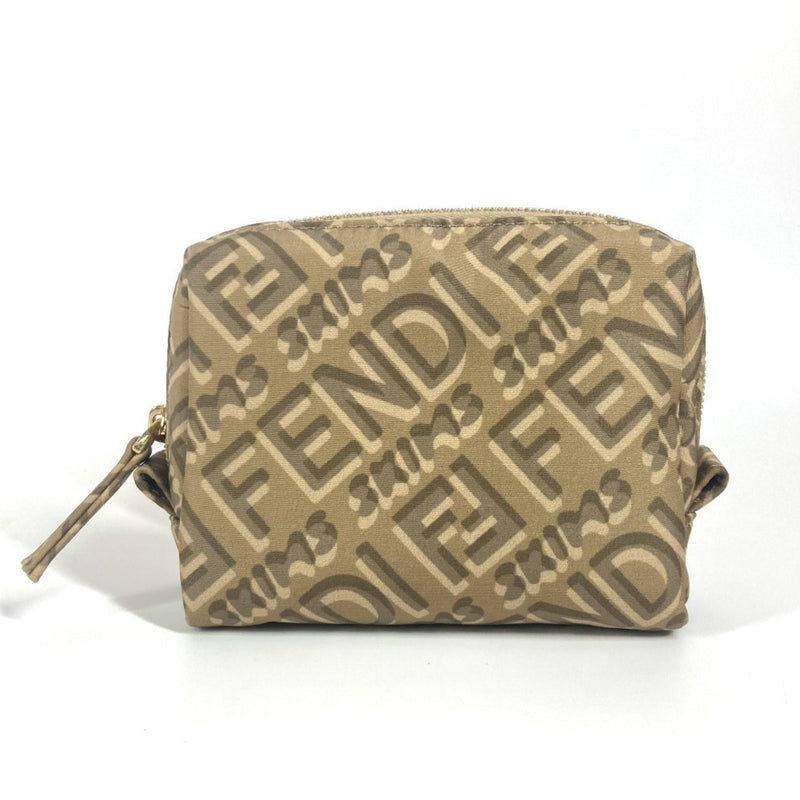 Zip Waist Bag Zucca Embossed Leather