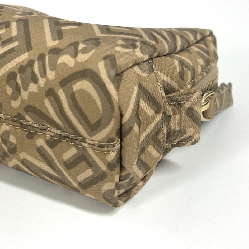 Zip Waist Bag Zucca Embossed Leather
