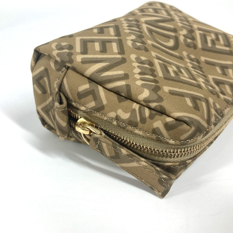 Zip Waist Bag Zucca Embossed Leather