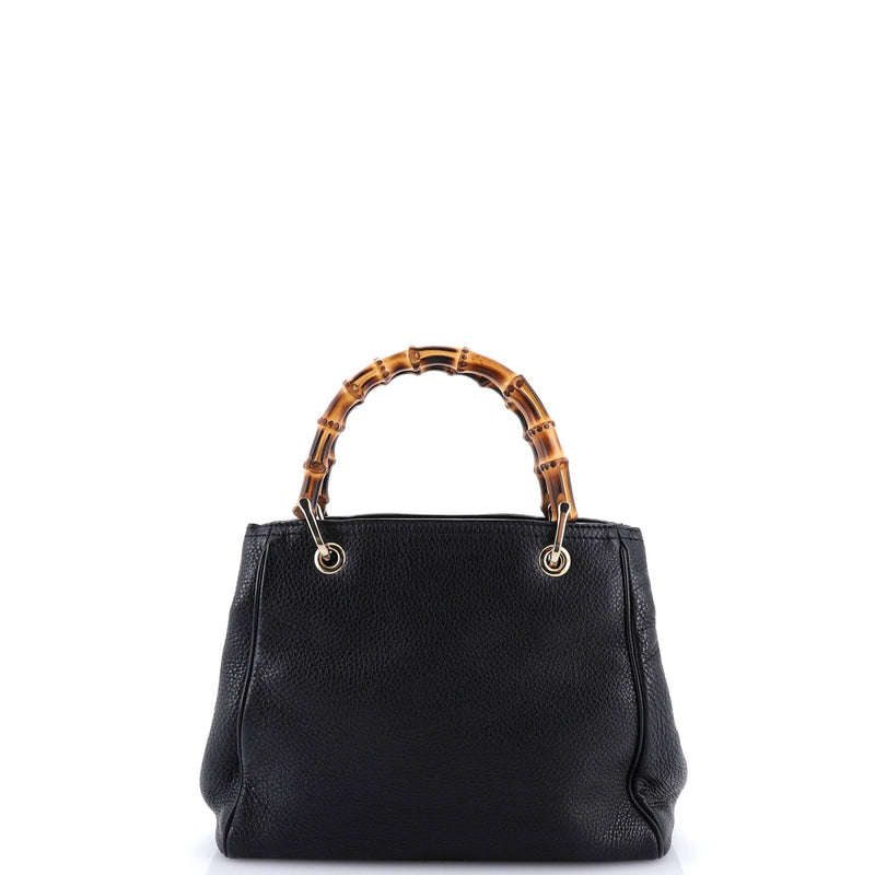 Bamboo Shopper Tote Leather Small