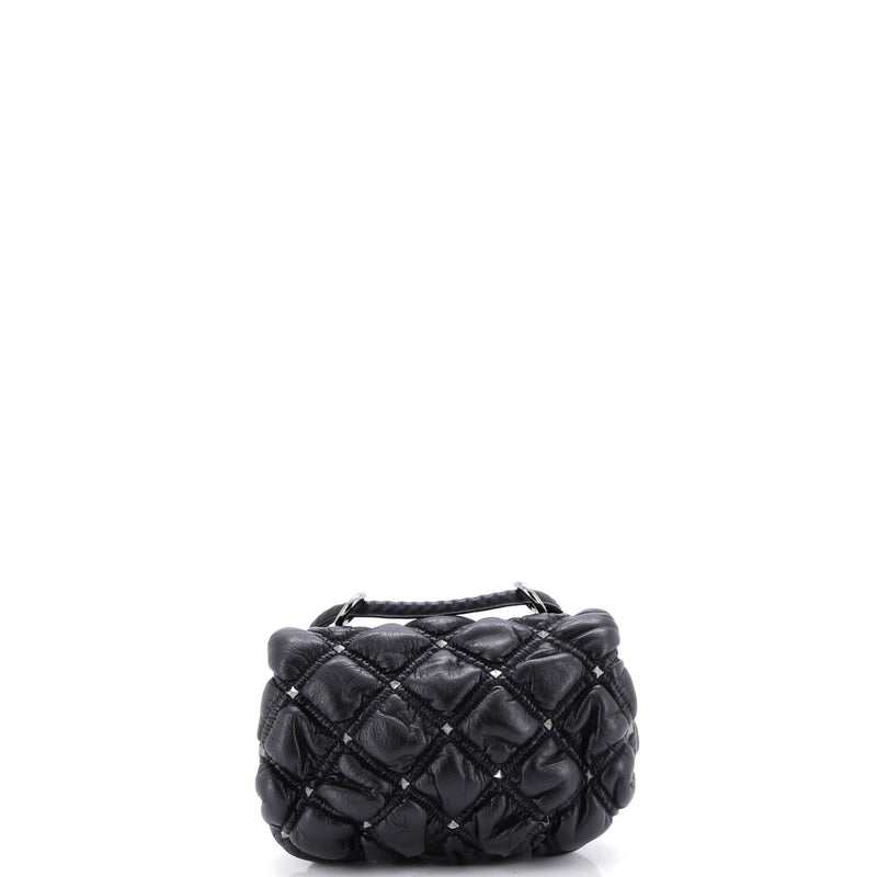 Spikeme Flap Bag Quilted Leather Small