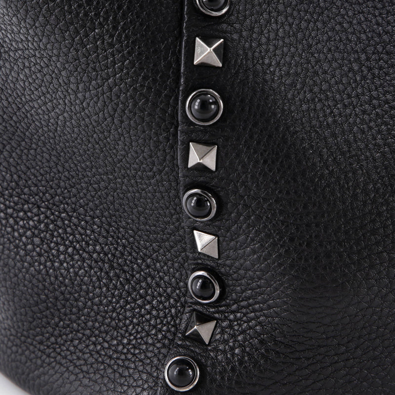 Rolling Rockstud Tote Leather With