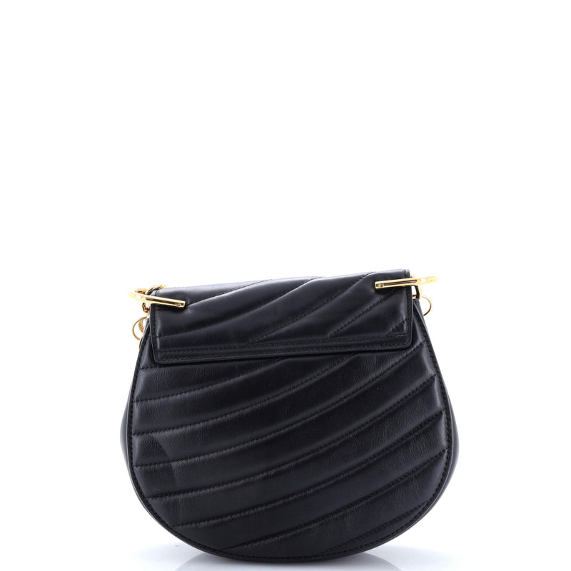 Drew Bijou Crossbody Bag Quilted Leather