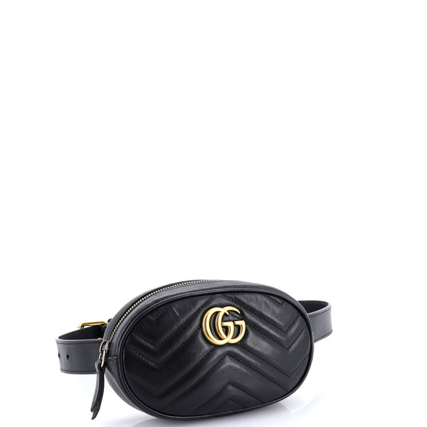 Gg Marmont Belt Bag Matelasse Leather