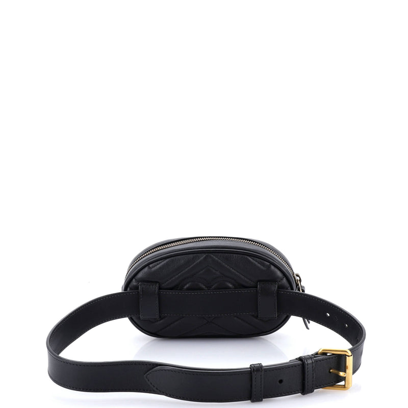 Gg Marmont Belt Bag Matelasse Leather