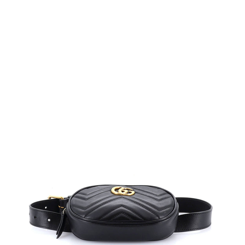Gg Marmont Belt Bag Matelasse Leather