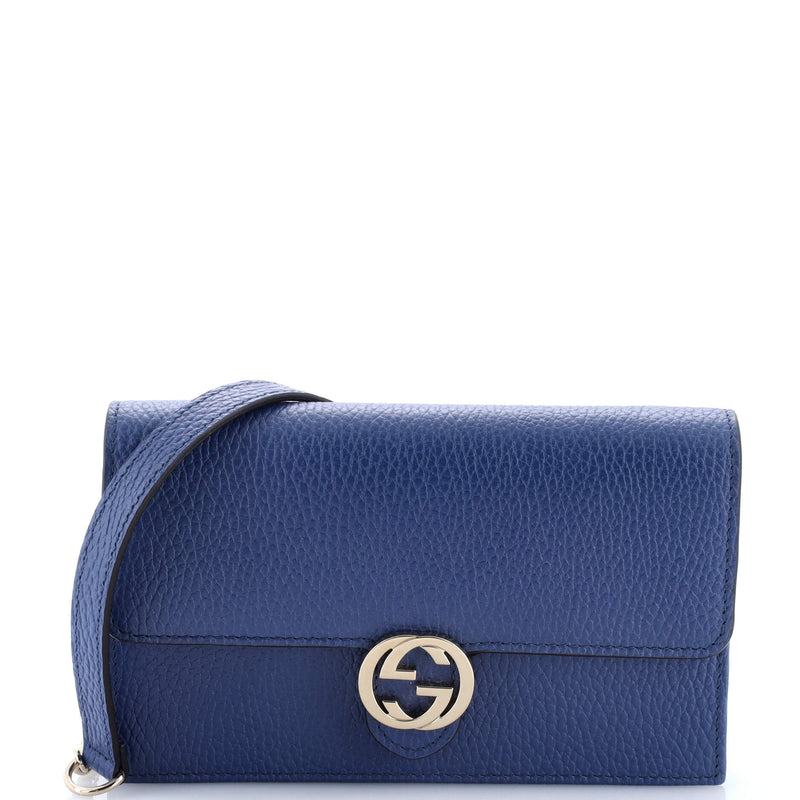Interlocking Wallet On Chain Leather
