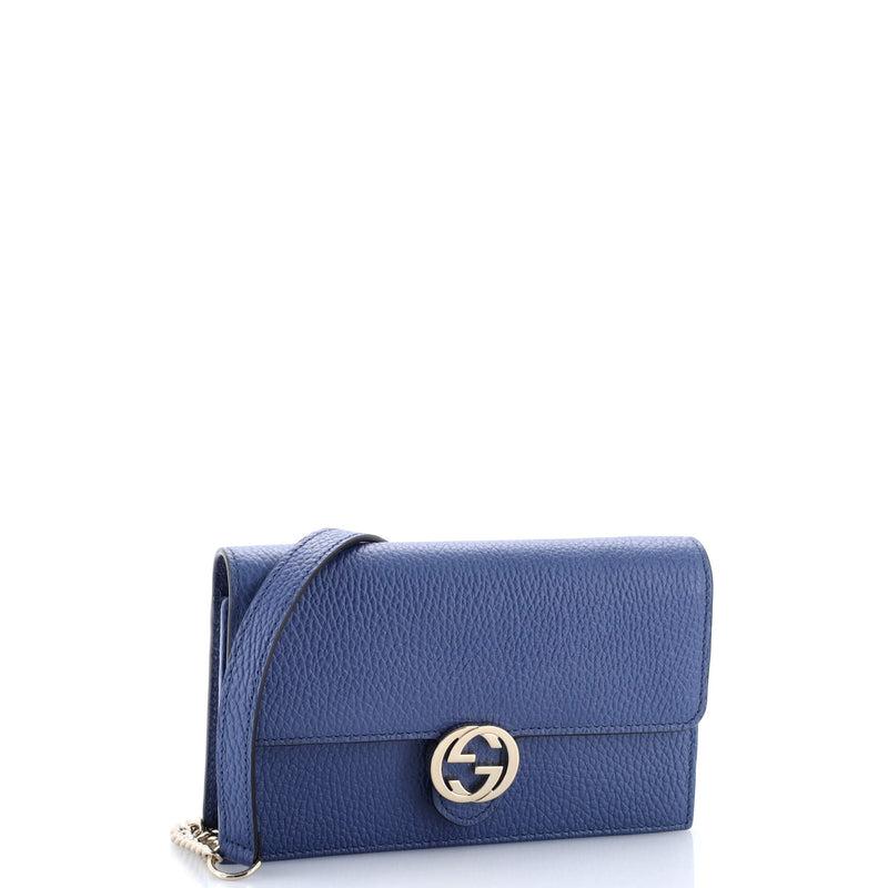 Interlocking Wallet On Chain Leather