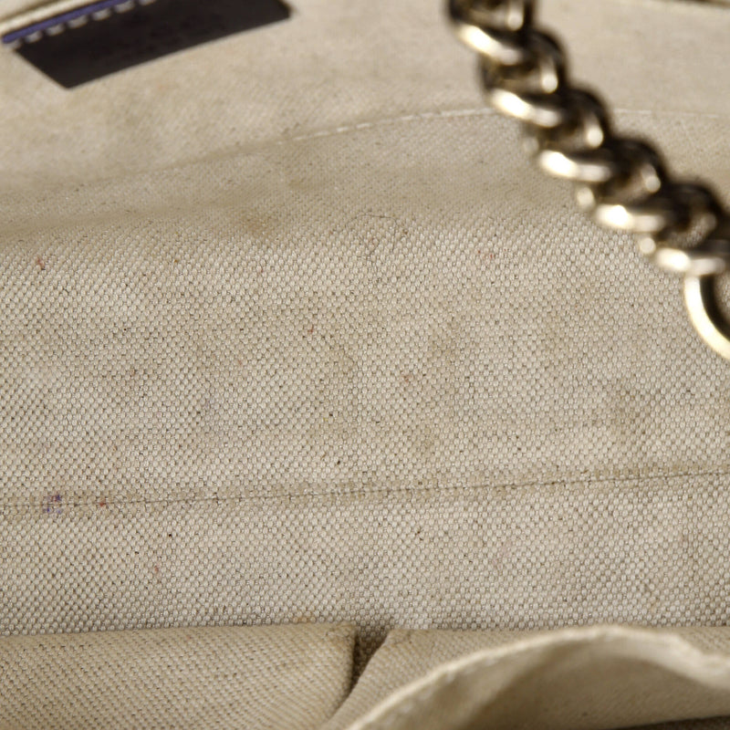Emily Chain Flap Bag Guccissima Patent