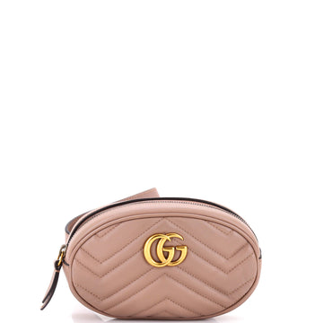 Gg Marmont Belt Bag Matelasse Leather