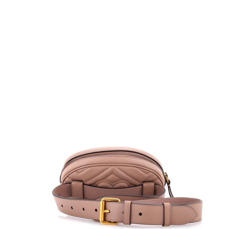 Gg Marmont Belt Bag Matelasse Leather