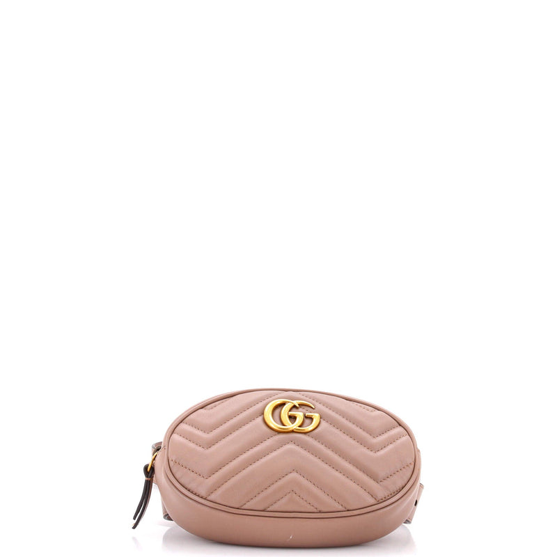 Gg Marmont Belt Bag Matelasse Leather