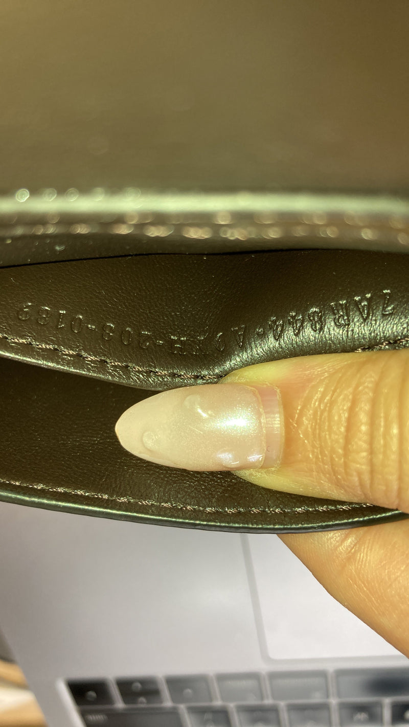 Chain Baguette Charm Bag Zucca Canvas