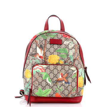 Zip Pocket Backpack Tian Print Gg Coated