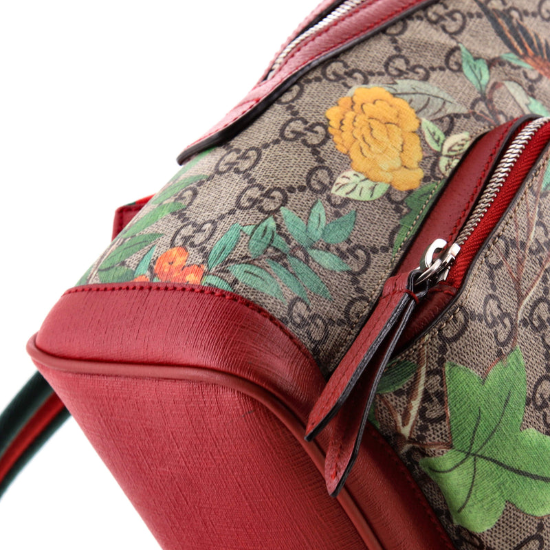 Zip Pocket Backpack Tian Print Gg Coated