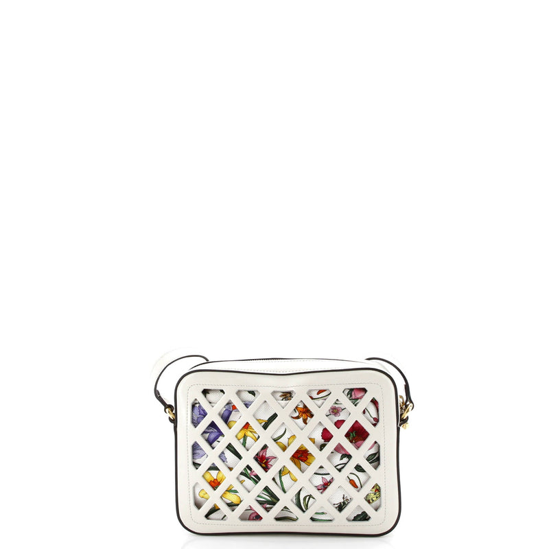 Camera Crossbody Bag Cutout Leather With