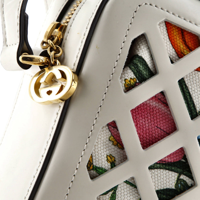 Camera Crossbody Bag Cutout Leather With