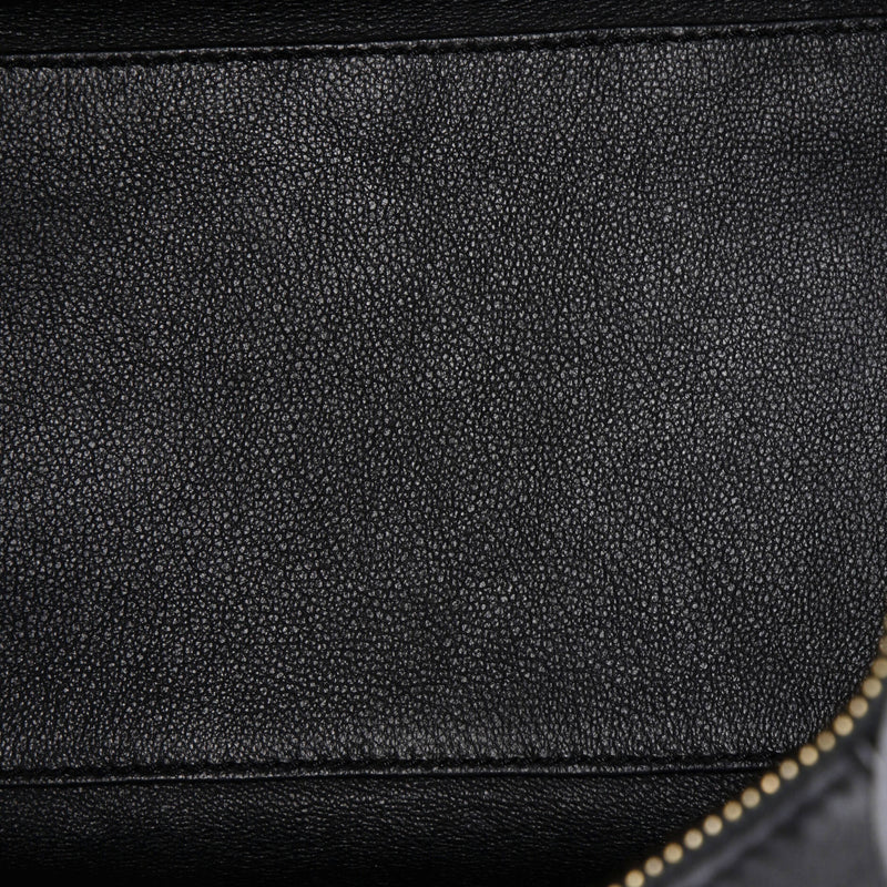 Tricolor Luggage Bag Leather Micro