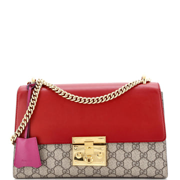 Padlock Shoulder Bag Gg Coated Canvas