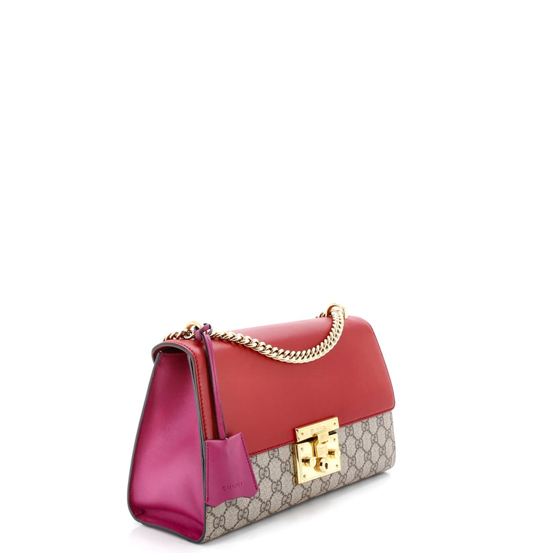 Padlock Shoulder Bag Gg Coated Canvas
