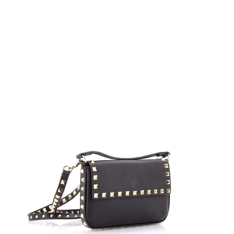 Rockstud Top Handle Crossbody Pouch