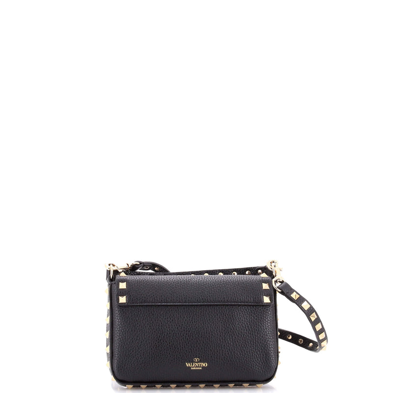 Rockstud Top Handle Crossbody Pouch