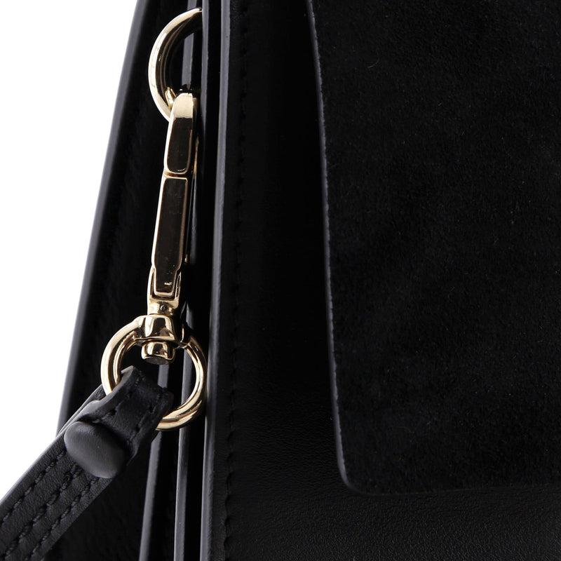 Faye Shoulder Bag Leather And Suede